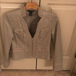 Great fitting WHBM military style jacket